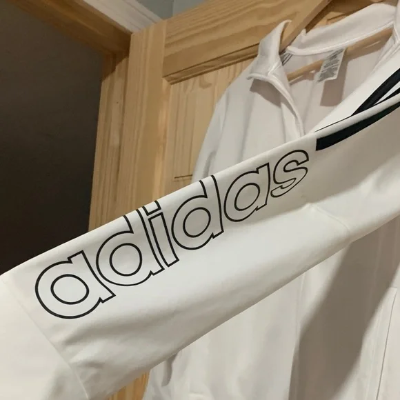 Adidas Unisex Jacket with Black Stripes - Picture 4 of 4